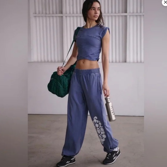 FP Movement by FP Hot Shot Logo Crossover Set in Blue Indigo sz M NWT $9… - Picture 7 of 11